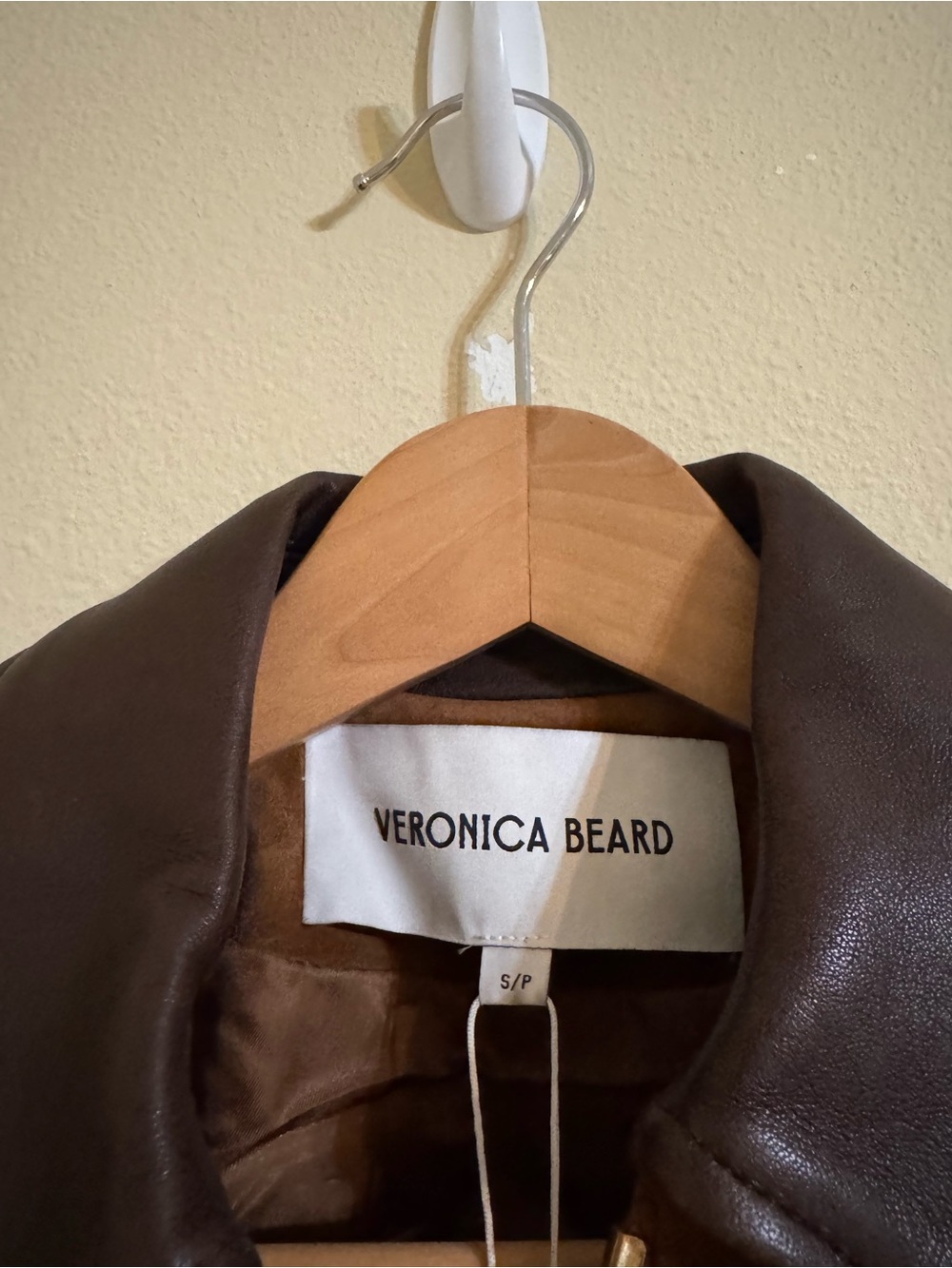 Veronica Beard New Suz Suede Dickey Chore Coat Jacket Whisky Small - Picture 4 of 6